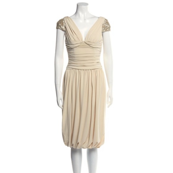 Vera Wang Dresses & Skirts - V-Neck Midi Length Dress